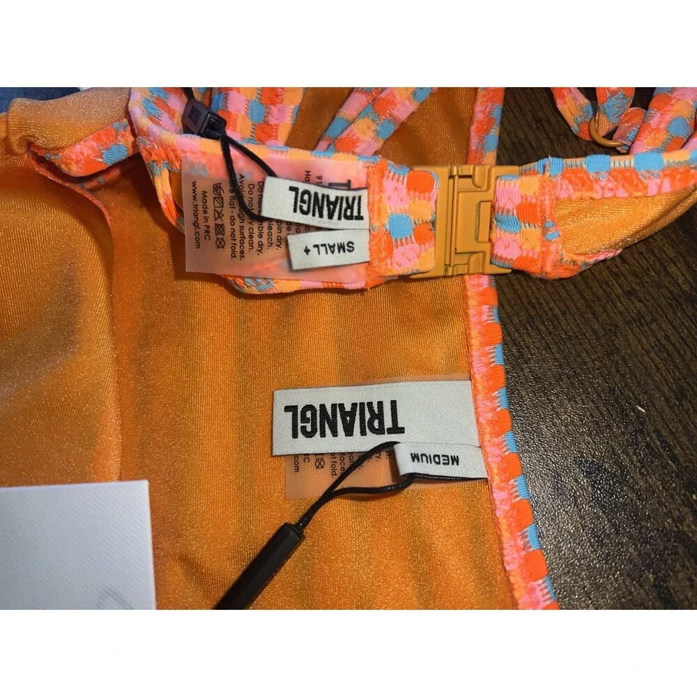 NWT! TRIANGL MAIA GARA Textured Scoop Bikini - Top Size S - Bottom Size M - Picture 5 of 12